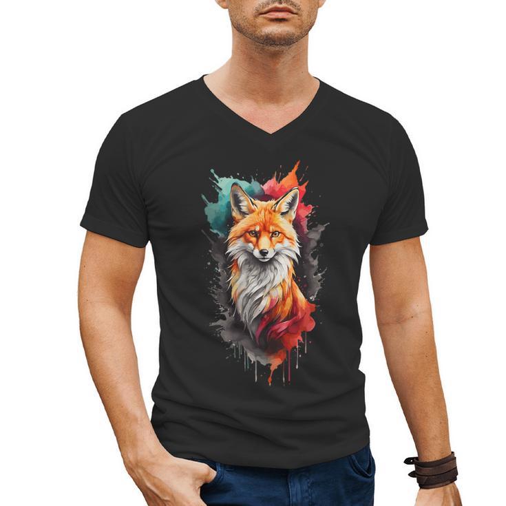 Fox For Fox Lovers Men Women Kids Introverts Men's V-Neck T-Shirt
