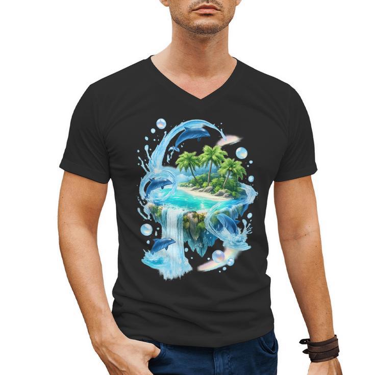 Frutiger Aero Men's V-Neck T-Shirt