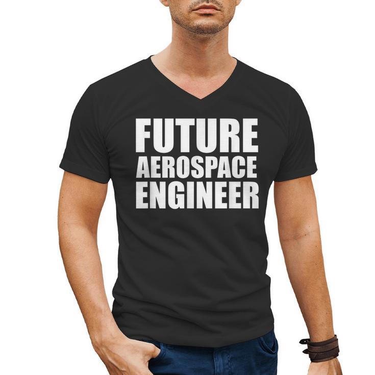Future Aerospace Engineer College Graduate Graduation Men's V-Neck T-Shirt