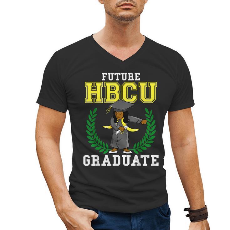 Future HBCU Graduation Shirt College Flossing Girl Tee Men's V-Neck T-Shirt