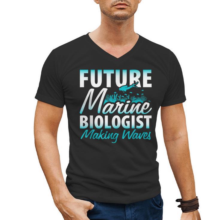 FUTURE MARINE BIOLOGIST MAKING WAVES Graduation T-Shirt Men's V-Neck T-Shirt