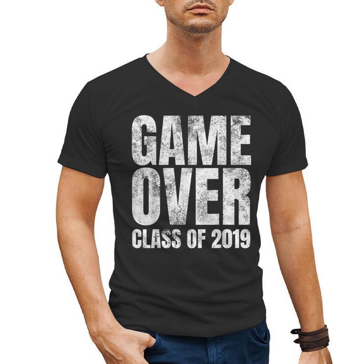 Game Over Class Of 2019 Graduation  Senior T-Shirt Men's V-Neck T-Shirt