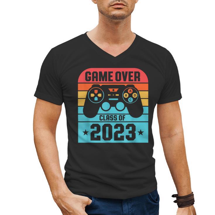 Game Over Class Of 2023 Shirt Students Graduation Men's V-Neck T-Shirt