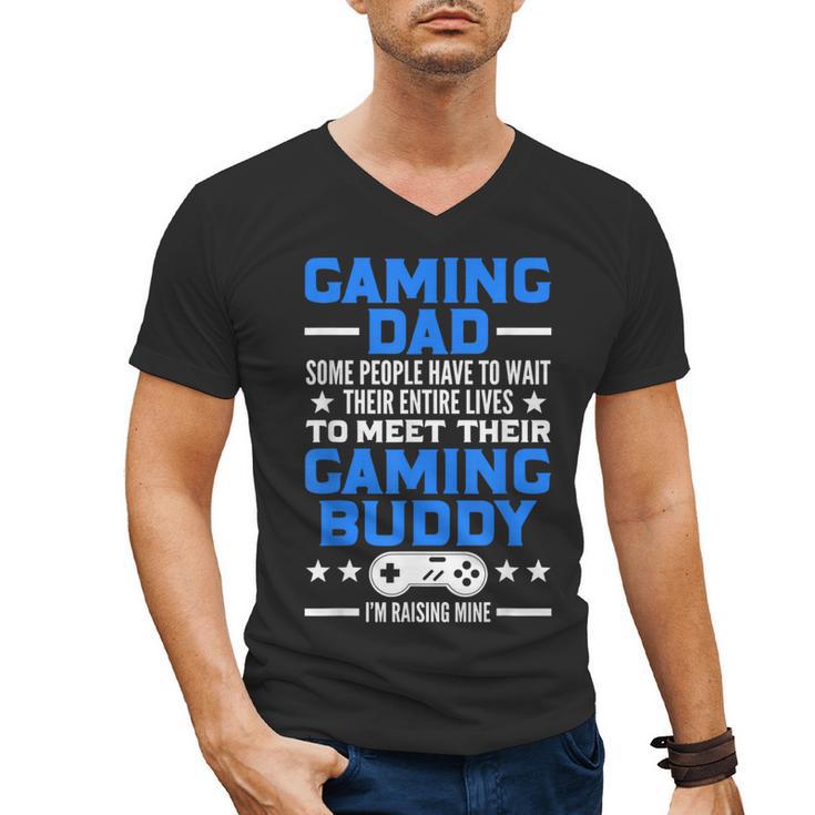 Gamer Video Games Gaming Dad Gaming Men's V-Neck T-Shirt