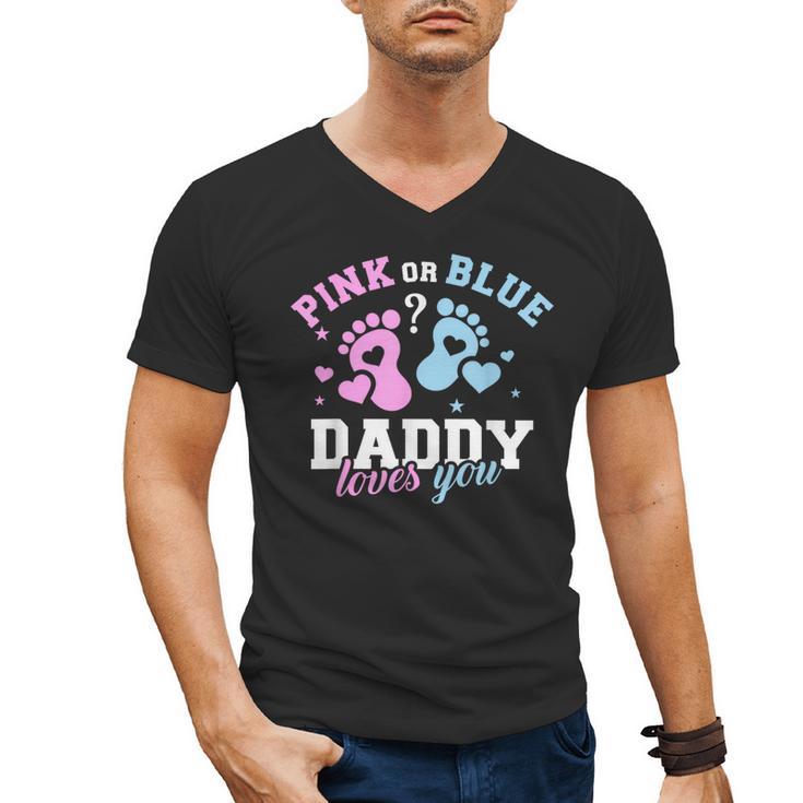 Gender Reveal Daddy Dad Men's V-Neck T-Shirt