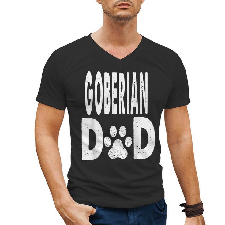 Goberian DAD Dog Owner Men Women Men's V-Neck T-Shirt