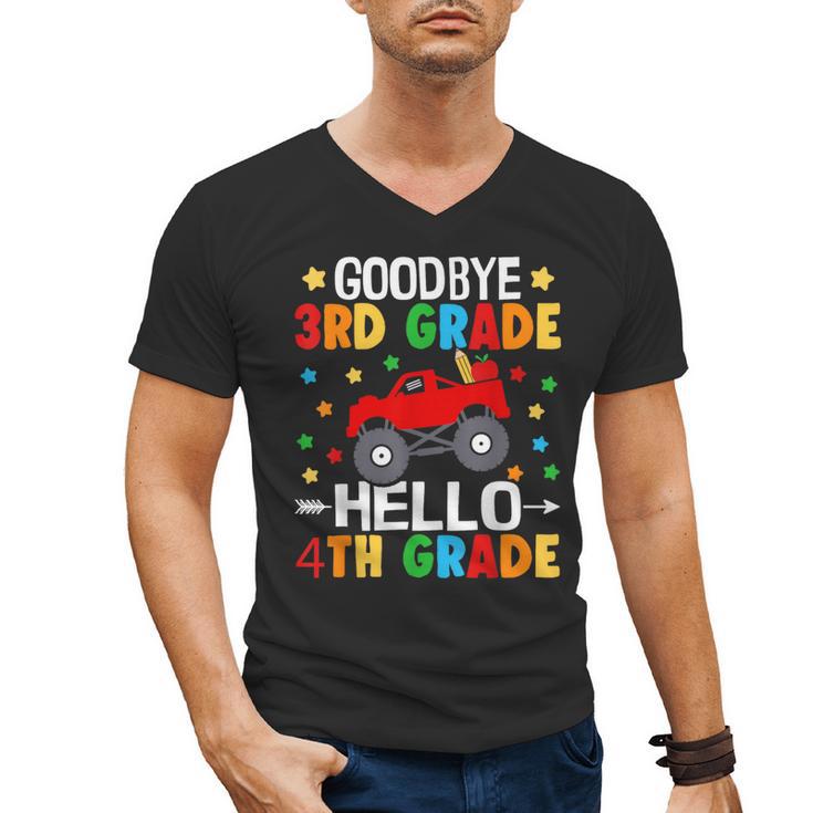 Goodbye 3rd Grade Hello 4th Grade Graduation 2024 Men's V-Neck T-Shirt