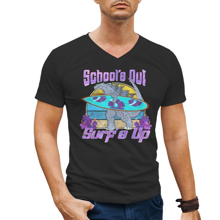 Goodbye School Hello Summer Last Day Of School Graduation Men's V-Neck T-Shirt
