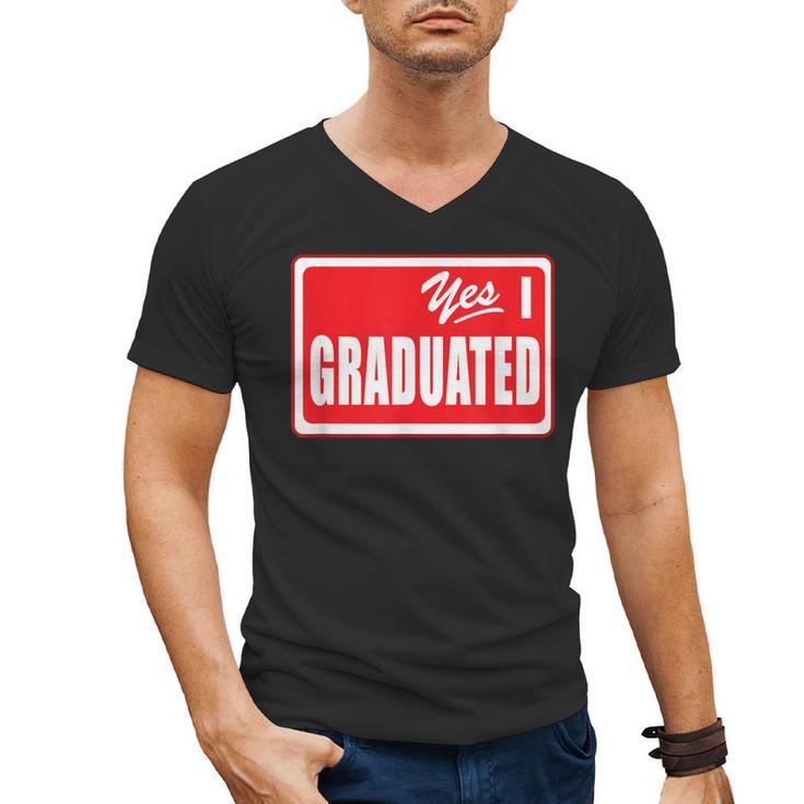 Graduate Class Of 2025 Senior Graduation End Of School Year Men's V-Neck T-Shirt