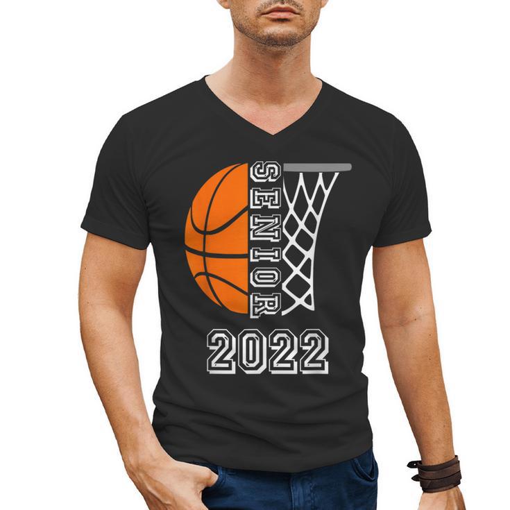 Graduate Senior Class 2022 Graduation Basketball Player Men's V-Neck T-Shirt