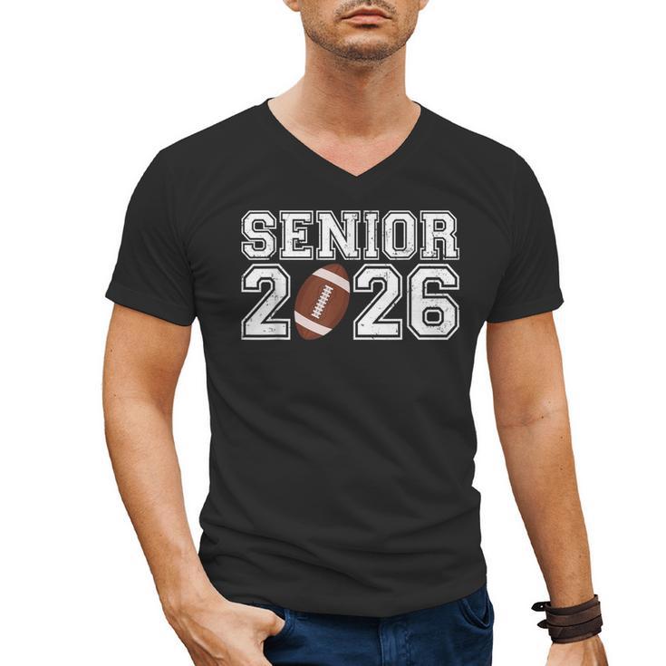 Graduate Senior Class Of 2026 Graduation American Football Men's V-Neck T-Shirt