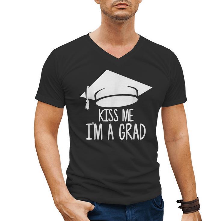 Graduate T-Shirt Grad Tshirt Graduation Tee Men's V-Neck T-Shirt