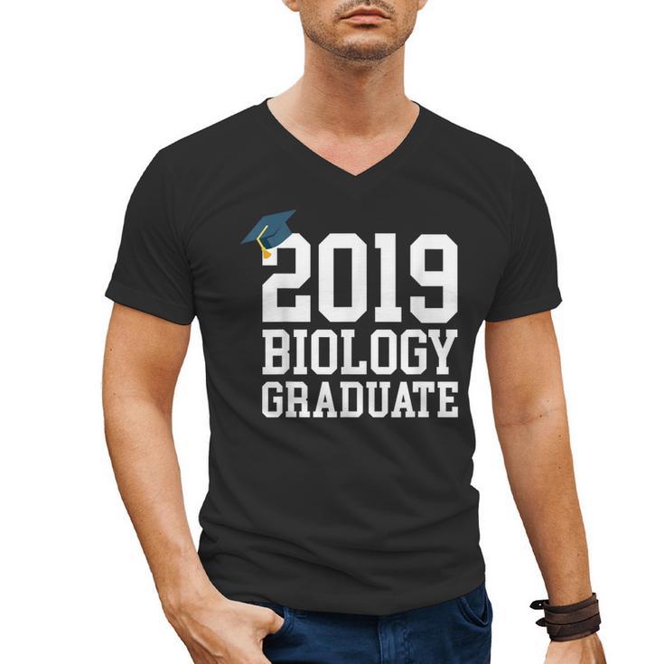 Graduation 2019 Biology Tshirt For Science Graduate Men's V-Neck T-Shirt