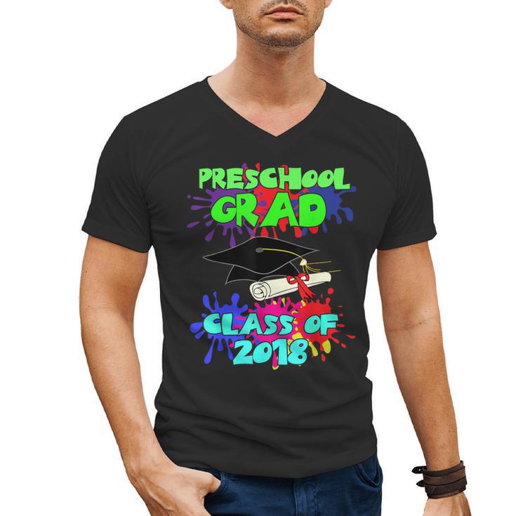 Graduation Class 2018 Cap Gown Shirt Preschool Graduate Men's V-Neck T-Shirt