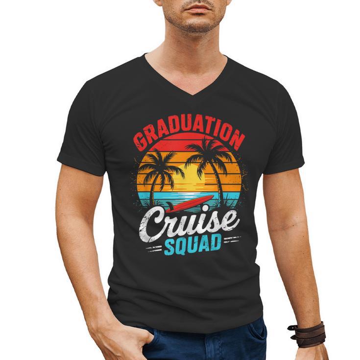 Graduation Cruise Squad 2025 Cruising Graduation Trip Men's V-Neck T-Shirt