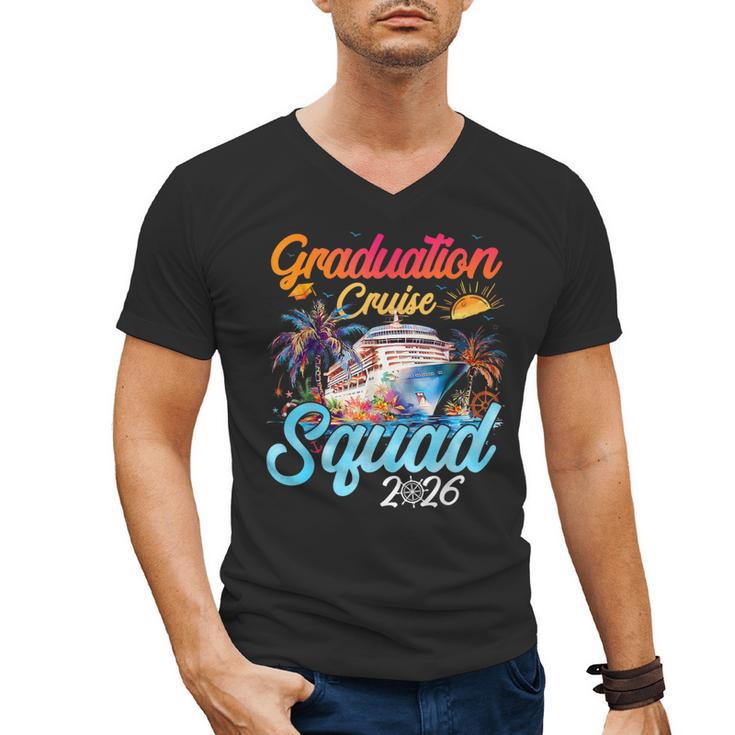 Graduation Cruise Squad 2026 Cruising Graduation Men's V-Neck T-Shirt