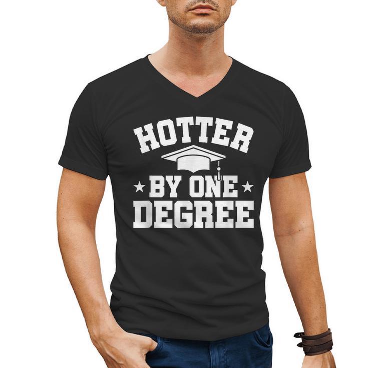 Graduation  Hotter By One Degree Men's V-Neck T-Shirt