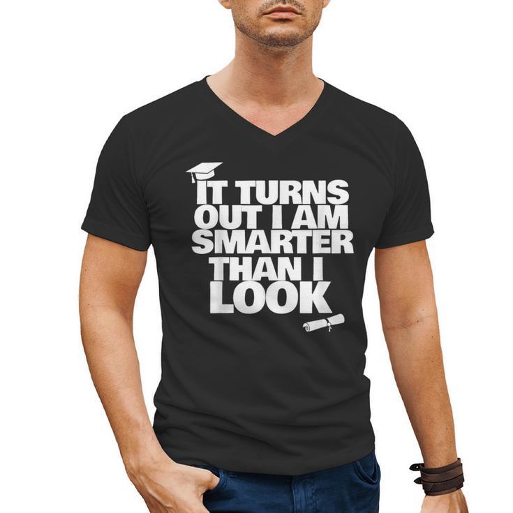 Graduation Graduation I'm Smarter Than I Look Men's V-Neck T-Shirt