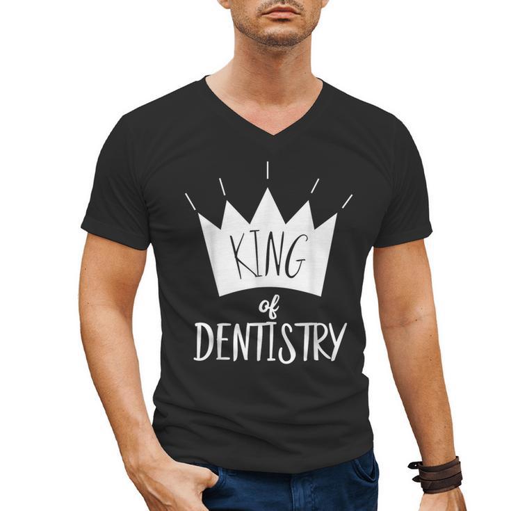 Graduation King Of Dentistry Dentist Or Hygienist Men's V-Neck T-Shirt