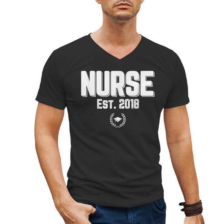 Graduation For Nurse Practitioners 2018 Nursing School Men's V-Neck T-Shirt