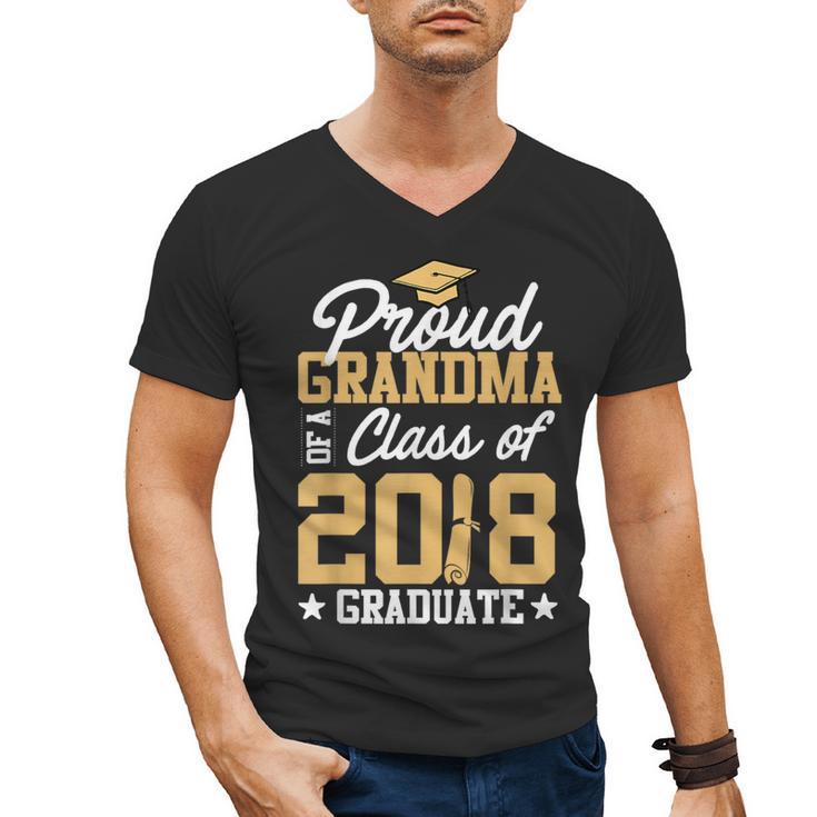 Graduation Shirts For Family Graduation 2018 Grandma Shirt Men's V-Neck T-Shirt
