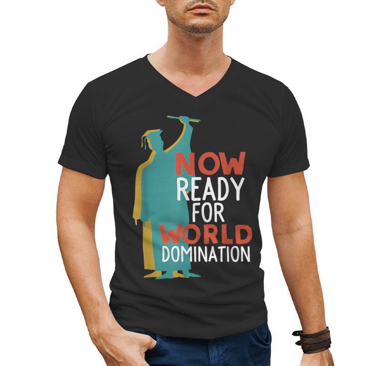 Graduation T-Shirt For College n High School Grad Men's V-Neck T-Shirt