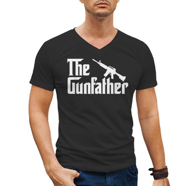 The Gun Father Gun Owner Shirts For Dad T-Shirt Men's V-Neck T-Shirt