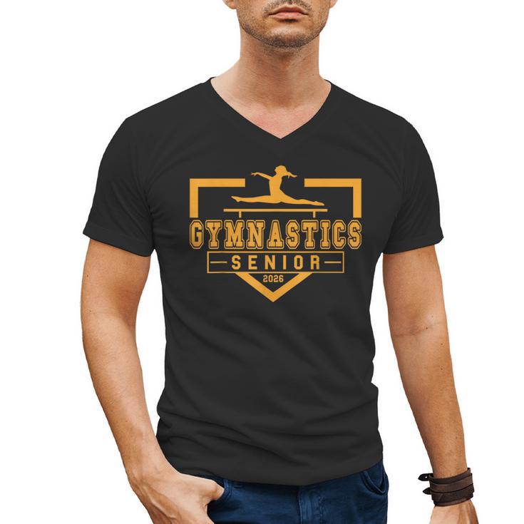 Gymnastics Senior Night Gymnastics Senior 2026 Graduation 14 Men's V-Neck T-Shirt