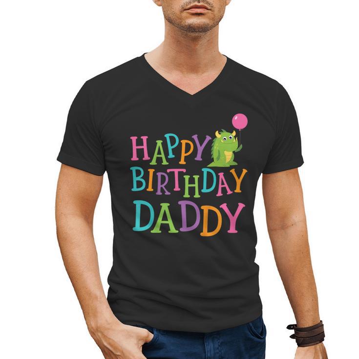 Happy Birthday Daddy Men's V-Neck T-Shirt