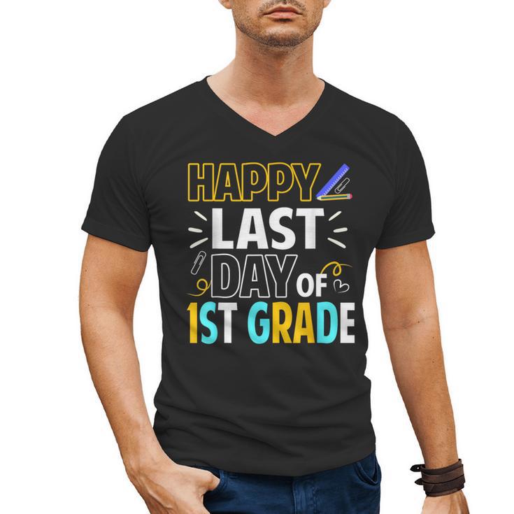Happy Last Day Of 1st Grade Shirt Cutie Graduation Men's V-Neck T-Shirt