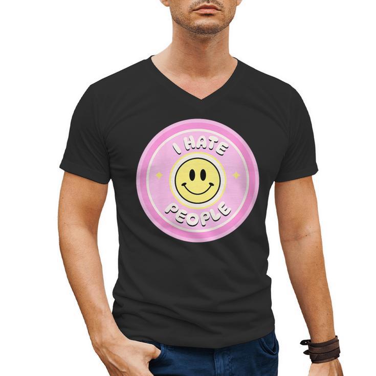 I Hate People Saying For Introverts Men's V-Neck T-Shirt