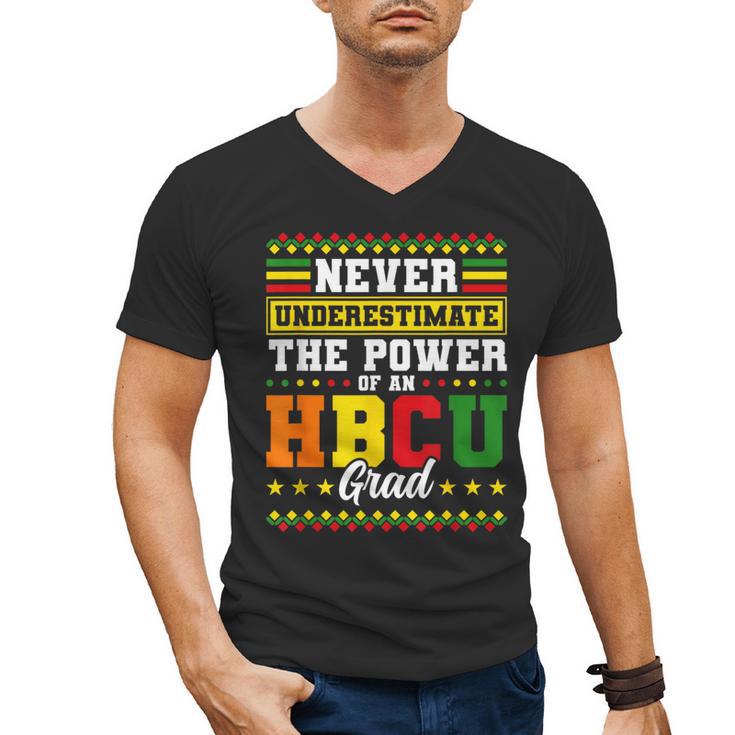 HBCU Grad Historically College Graduation Men's V-Neck T-Shirt