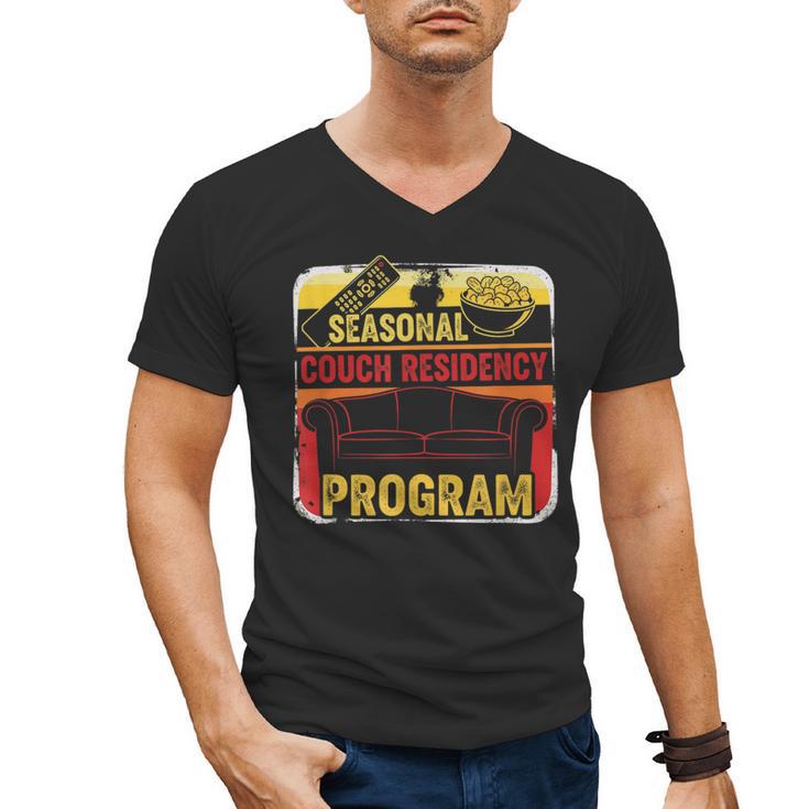 Hibernation Mode Fall And Winter Meme Introvert Vibes Humor Men's V-Neck T-Shirt