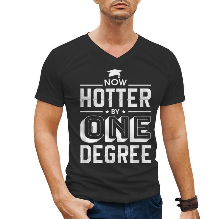 Now Hotter By One Degree Graduation Grade Student Men's V-Neck T-Shirt