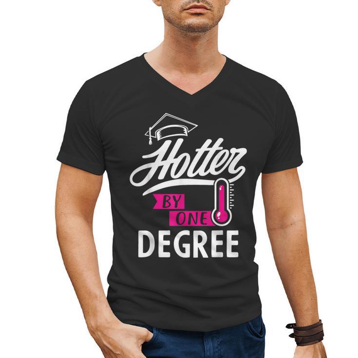 Hotter By One Degree Graduation Men's V-Neck T-Shirt