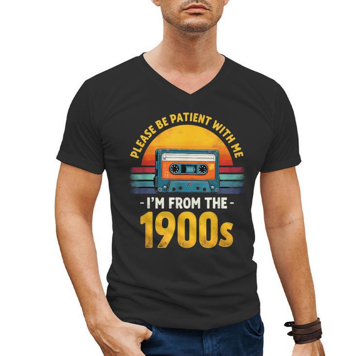Humor Daddy I'm From The 1900s Men's V-Neck T-Shirt