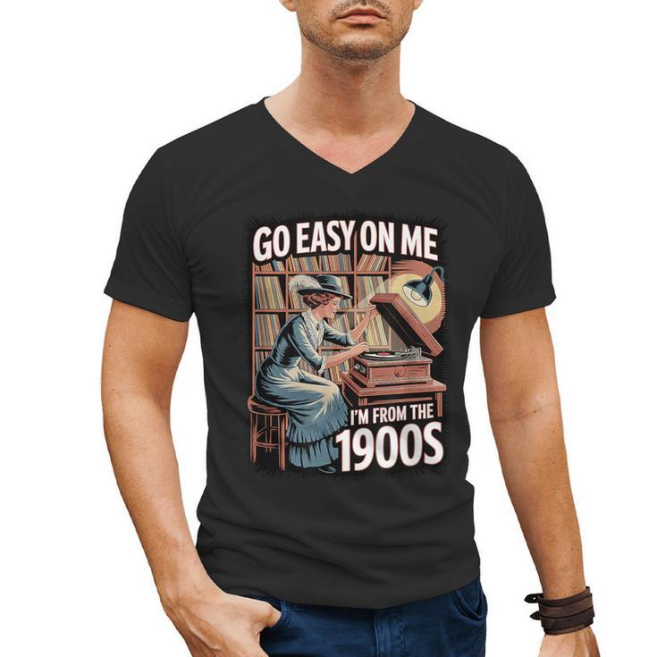 I'm From The 1900s Vinyl Record Lover For Women Men's V-Neck T-Shirt