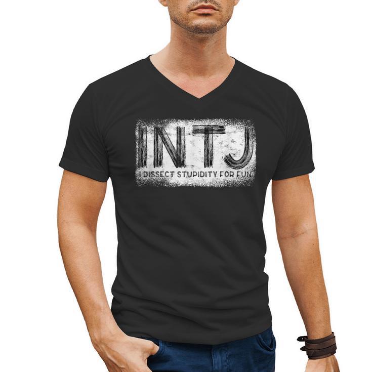 INTJ Personality Type Introvert INTJ Men's V-Neck T-Shirt