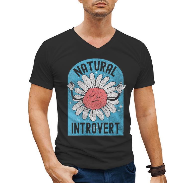Introvert Cute Anti-Social Shy Person Inner Strength Men's V-Neck T-Shirt