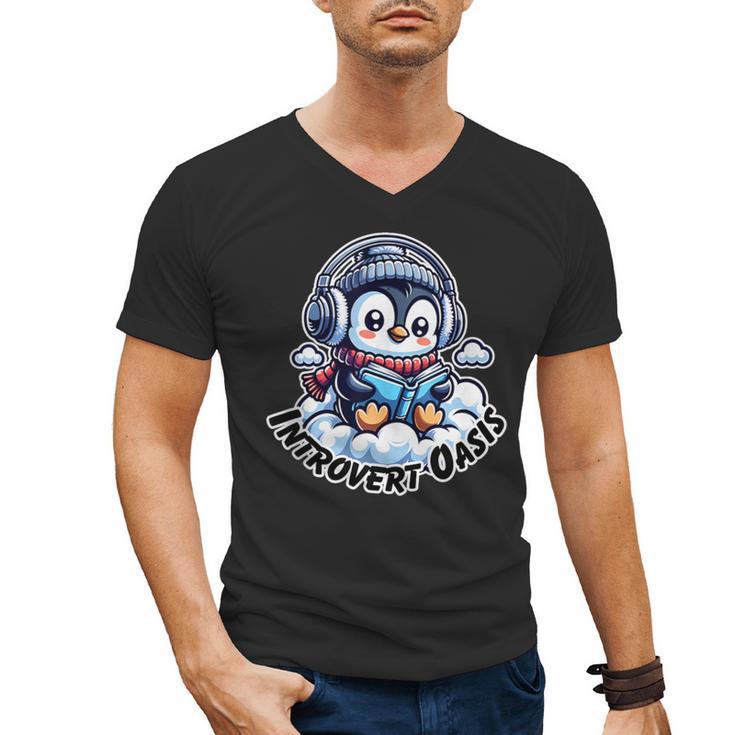 Introvert Oasis Men's V-Neck T-Shirt