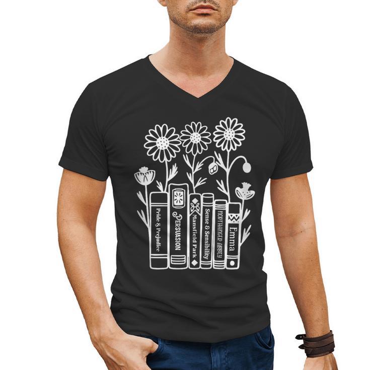 Jane Austen Books Men's V-Neck T-Shirt
