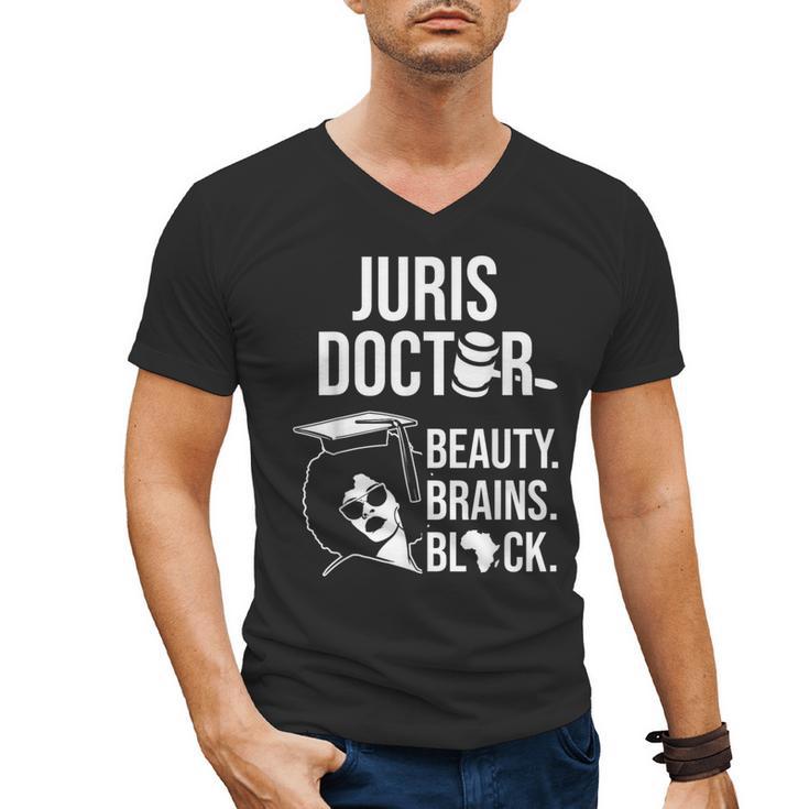 Juris Doctor Of Jurisprudence Law School Graduation Men's V-Neck T-Shirt