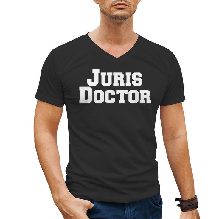 Juris Doctor Shirt -Juris Doctor Law School Graduation Shirt Men's V-Neck T-Shirt