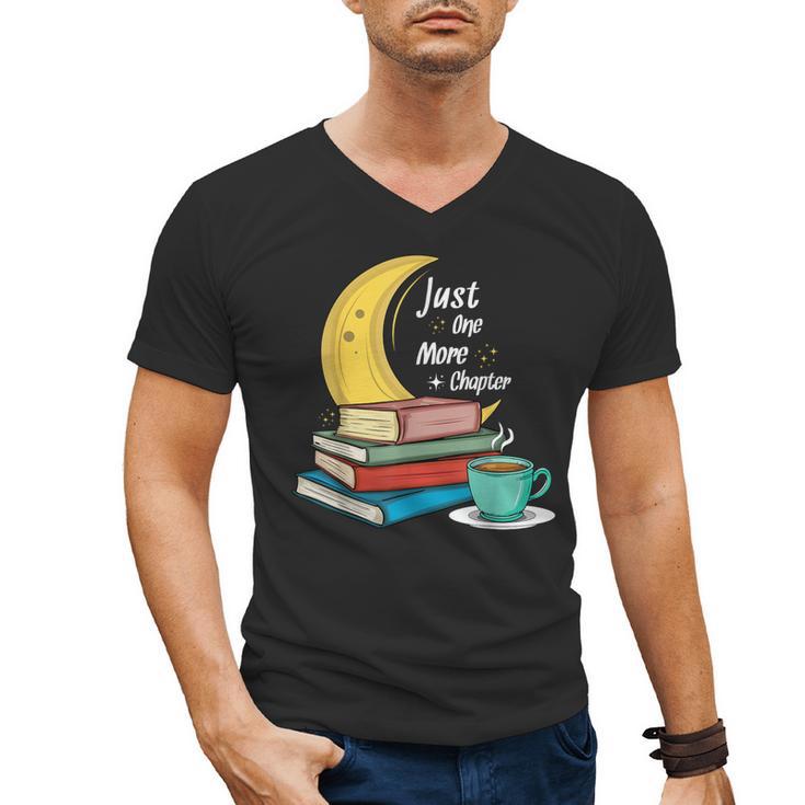 Just One More Chapter Love Book Reading Men's V-Neck T-Shirt