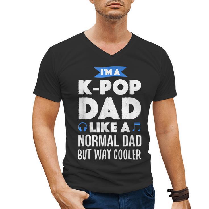 K-Pop Dad Korean Music Lover Men's V-Neck T-Shirt