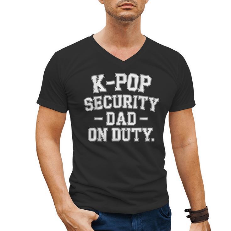 K-Pop Security Parent Edition Mom Dad Concert Korean Men's V-Neck T-Shirt