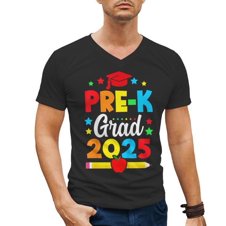 Kids Pre-K Grad 2025 Preschool Graduation 2025 Men's V-Neck T-Shirt