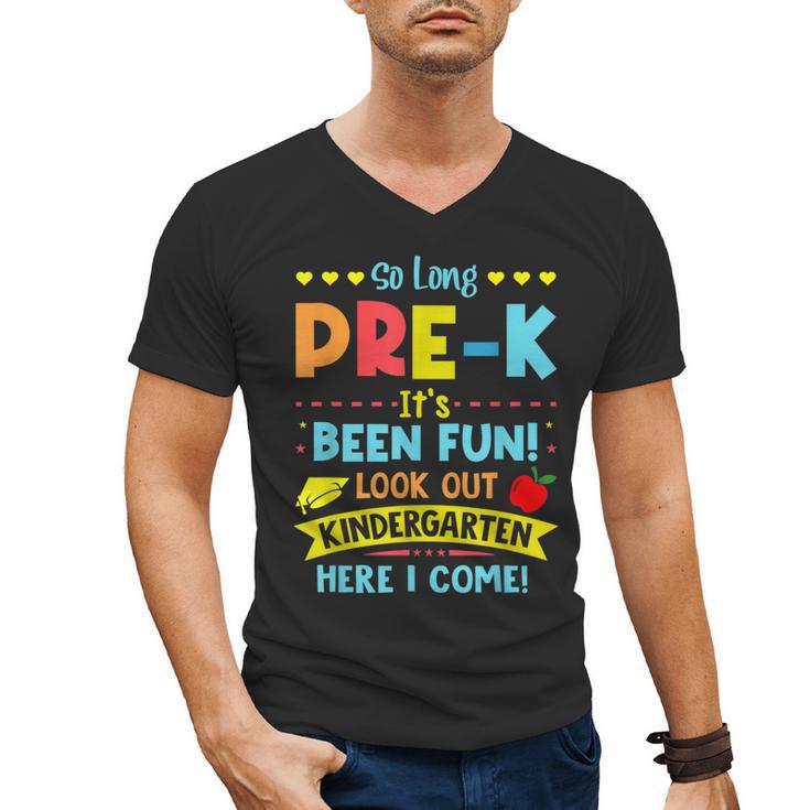 Kids So Long PRE-K It's Been Fun Graduation Men's V-Neck T-Shirt