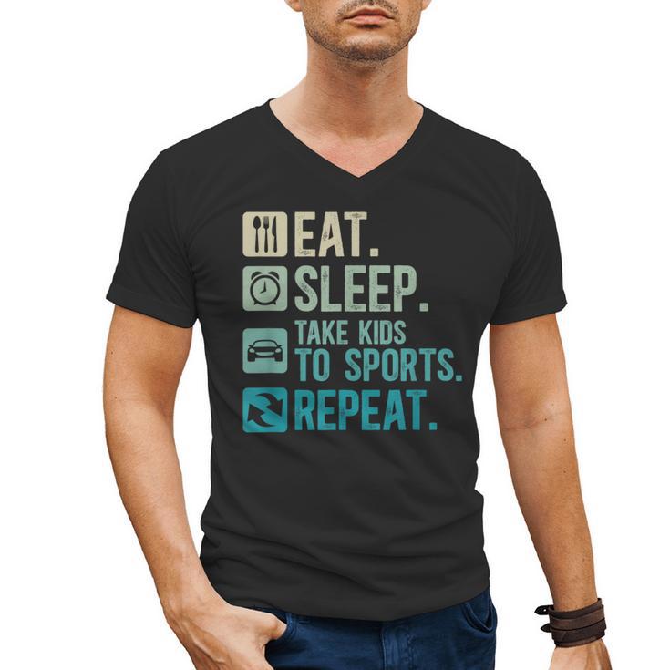 Take Kids To Sports Dad Sports Father Sport Dad Men's V-Neck T-Shirt