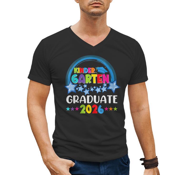 Kindergarten Graduation 2026 Pre-k Graduate Kids Boys Girls Men's V-Neck T-Shirt